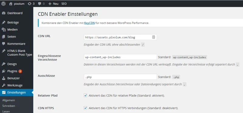 wordpress fotografen cdn plugin