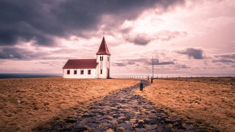 Führende Linien Kirche