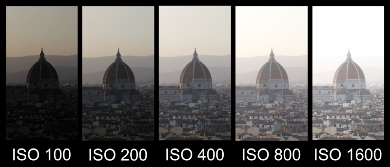 ISO Kamera Vergleich ISO 100ISO 1600