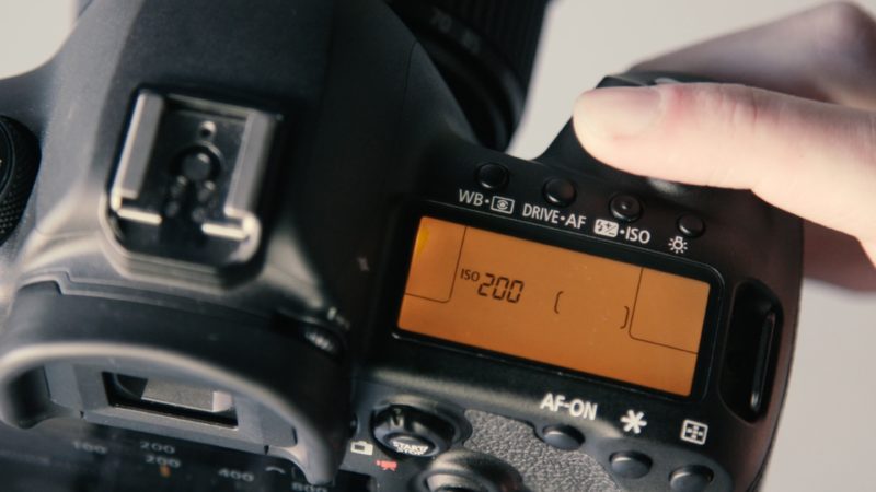ISO Wert umstellen Kamera