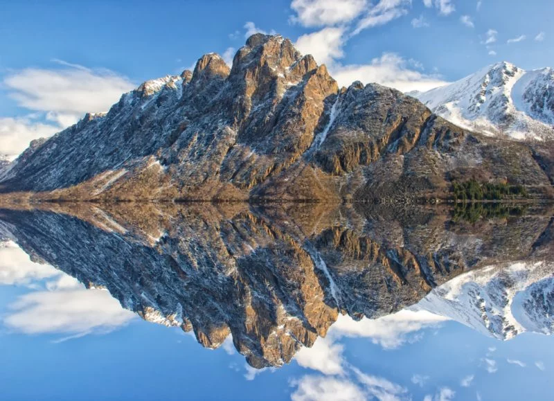 Spiegelungen fotografieren - Spiegelung Bildmitte