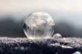 gefrorene seifenblase fotografieren kristalle