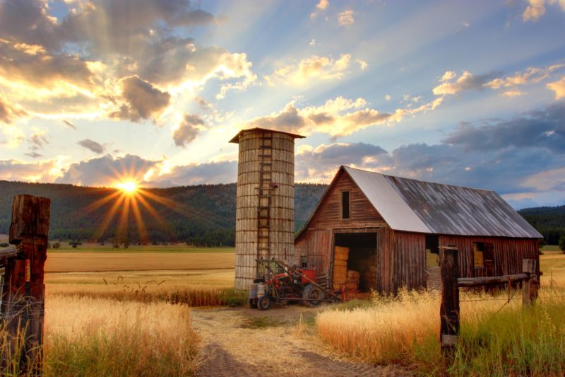sonnensterne fotografieren alte farm