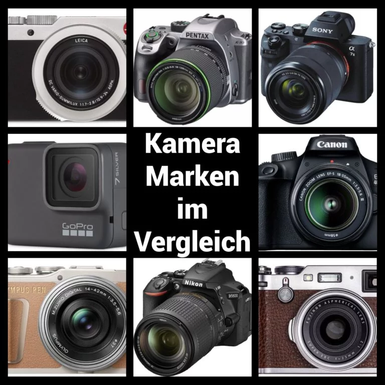 Kamerahersteller im Vergleich
