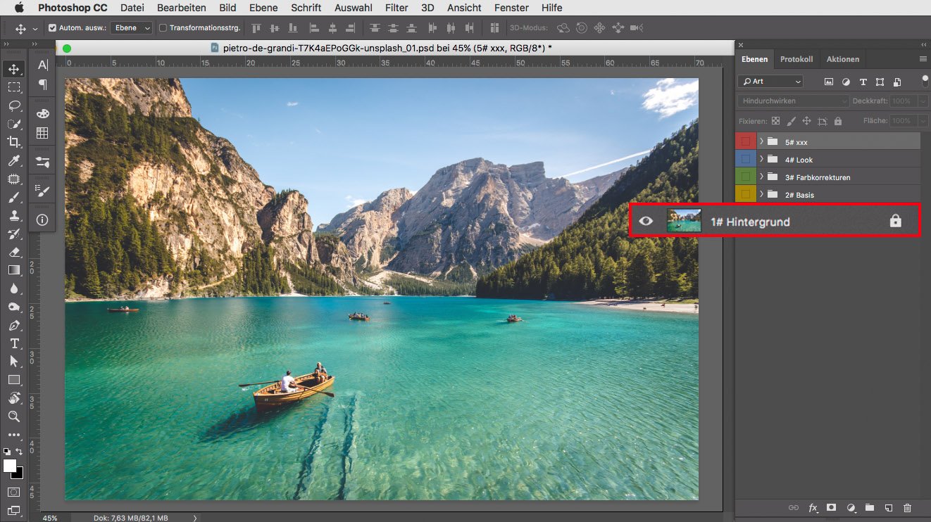 5 Schritte Zur Optimal Strukturierten Photoshop Datei