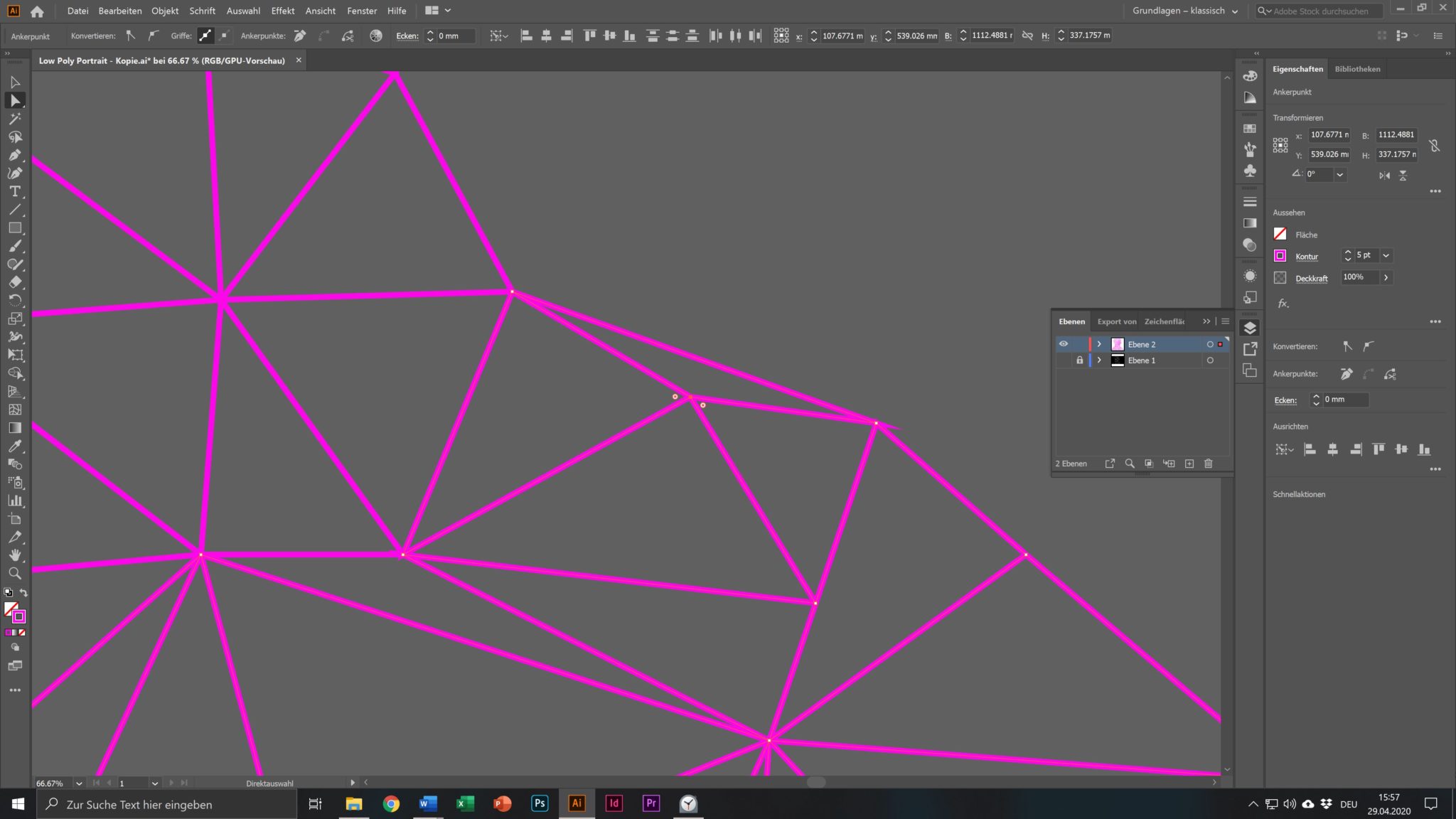 Low Polygon Definition + Tutorial mit Illustrator und Photoshop