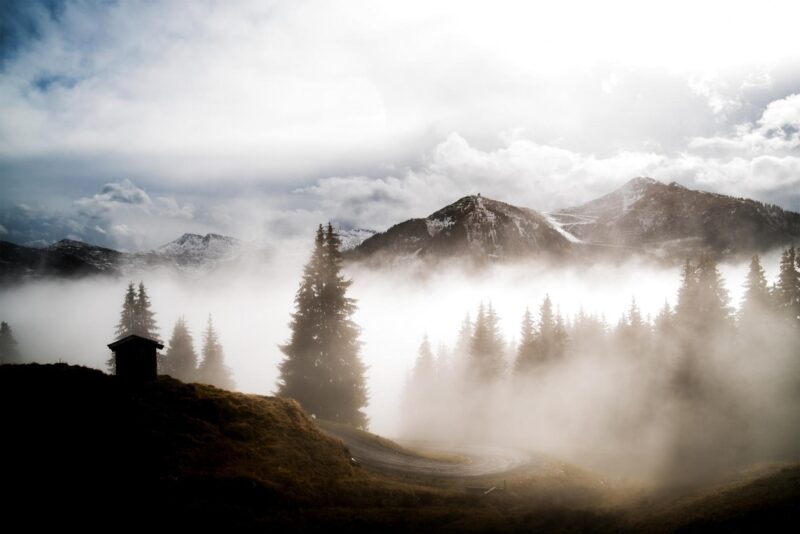 Bergfotografie Nebel