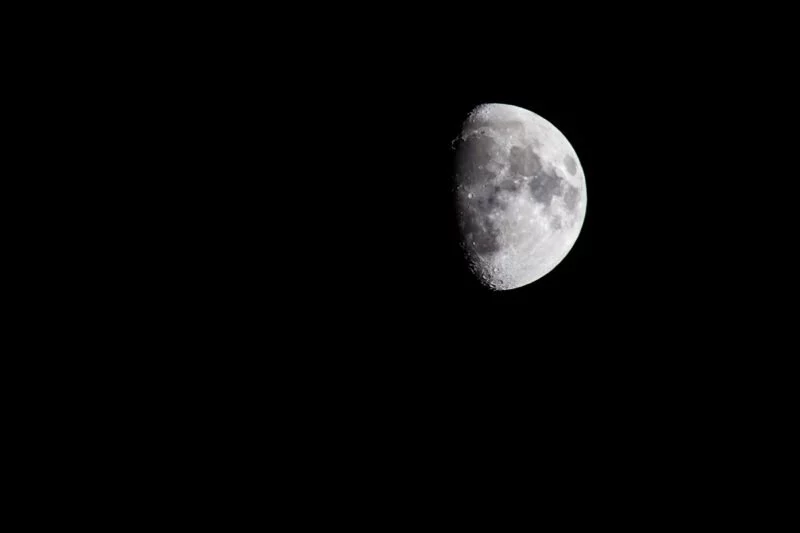 Nachtaufnahme Mond