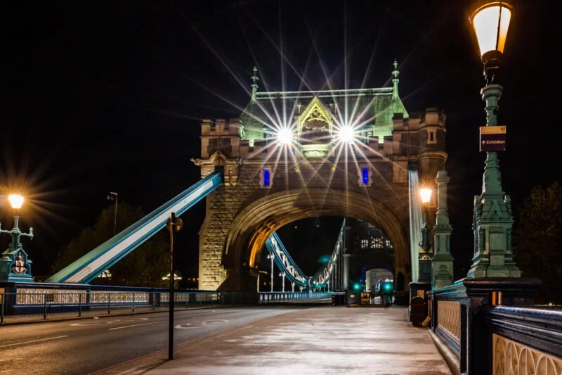 Nachtfotografie Tower Bridge